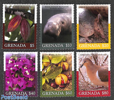 Definitives, Flora & Fauna 6v