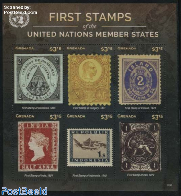 First Stamps, H-I 6v m/s