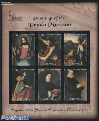Prado museum paintings 6v m/s