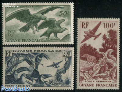 Airmail definitives 3v