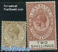 Definitives, George V 2V