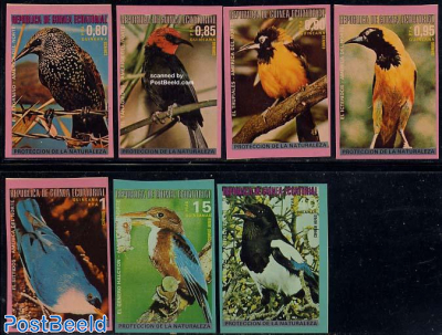 North American birds 7v imperforated