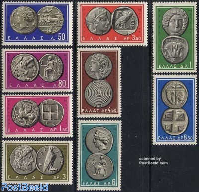 Definitives, coins 9v