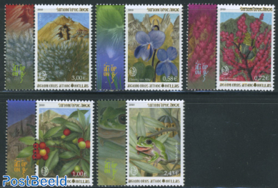 Local stamps, Mount Athos 5v