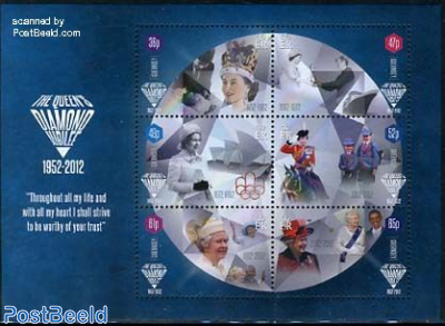 Elizabeth II diamond jubilee 6v m/s