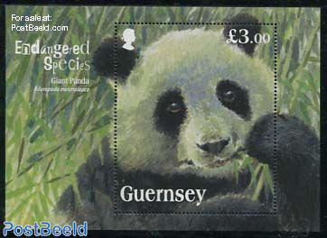 Endangered species, Giant Panda s/s