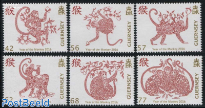 Year of the Monkey 6v