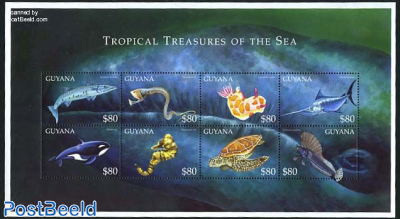 Tropical treasures of the sea 8v m/s