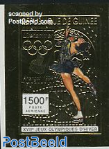 Olympic Winter Games, gold 1v imperforated