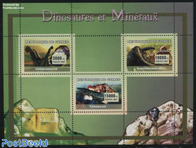 Dinosaurs & minerals 3v m/s