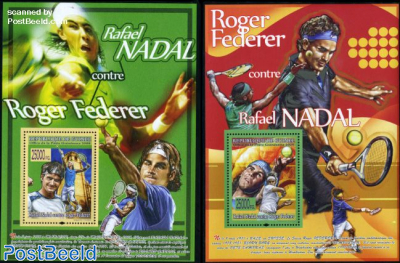 Roger Federer and Rafael Nadal 2 s/s