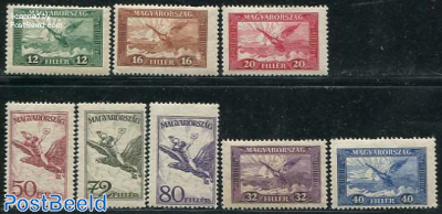 Airmail definitives 8v