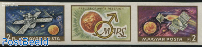Mars exploration 2v+tab imperforated [:T:]