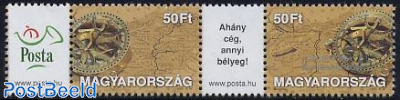 Personal stamps, map 2v [:]
