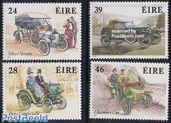 Antique cars 4v (Benz,Chambers,Thomond,Silver stre