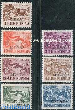 Animals, RIAU overprints 7v