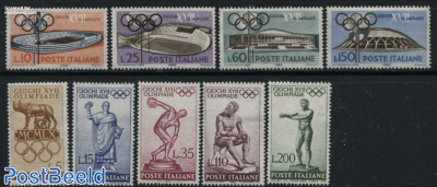 Olympic games Rome 9v