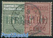 Special dues stamps 2v
