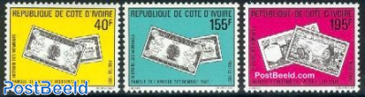 History of money, banknotes 3v