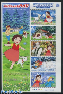 Animation heroes, Heidi a girl of the alps 10v m/s