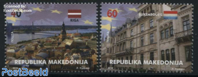 European Capitals, Riga & Luxembourg 2v