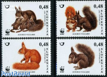 WWF, Larger stamps 4v