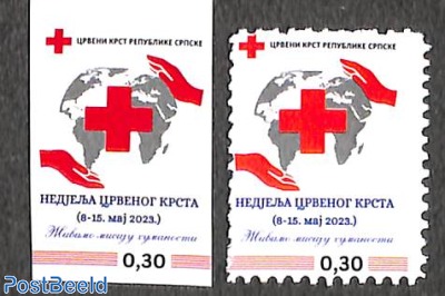 Red Cross 2v (perf. & imperf.)