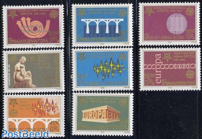 50 Years Europa issues 8v