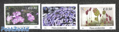 Endemic flora 3v