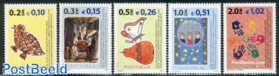 UN issues Kosovo, definitives 5v