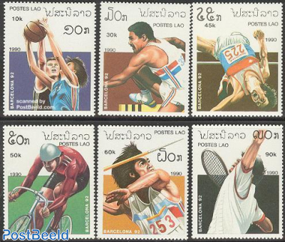Olympic games Barcelona 6v