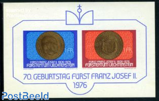 Franz Josef II 70th birthday s/s