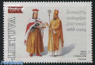 Samogitia Diocese 1v, Joint Issue Vatican