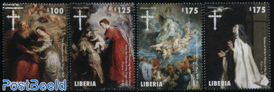 Christmas, Rubens Paintings 4v
