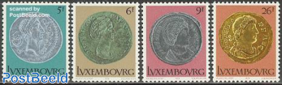 Roman coins 4v