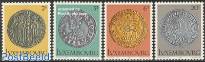 Medieval coins 4v