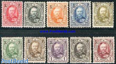 S.P. Overprints 10v