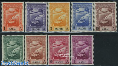 Airmail definitives 9v
