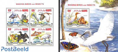 Wading birds and insects 2 s/s