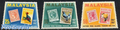 Stamp centenary 3v