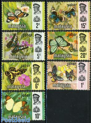 Johore, butterflies 7v