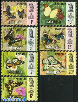 Kelantan, butterflies 7v