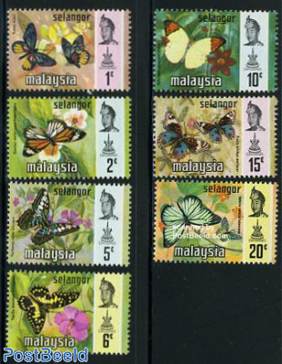 Selangor, butterflies 7v