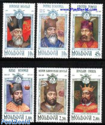 Ancient rulers 6v