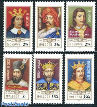 Ancient rulers 6v