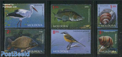 Moldovan Fauna 6v