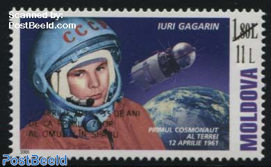 55 Years Gagarin Space Flight 1v