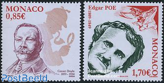 Arthur Conan Doyle, Edgar Allen Poe 2v