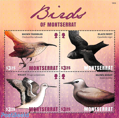 Birds of Montserrat 4v m/s