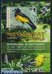 Birds of Montserrat s/s